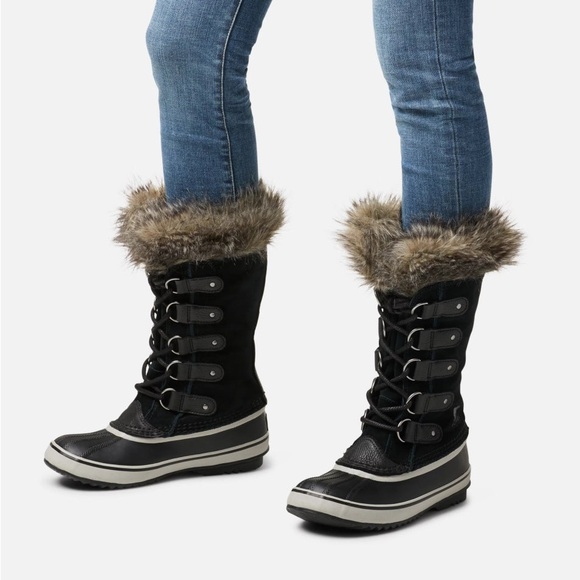 Sorel Women's Joan of Arctic - Black/Quarry - Picture 2 of 8